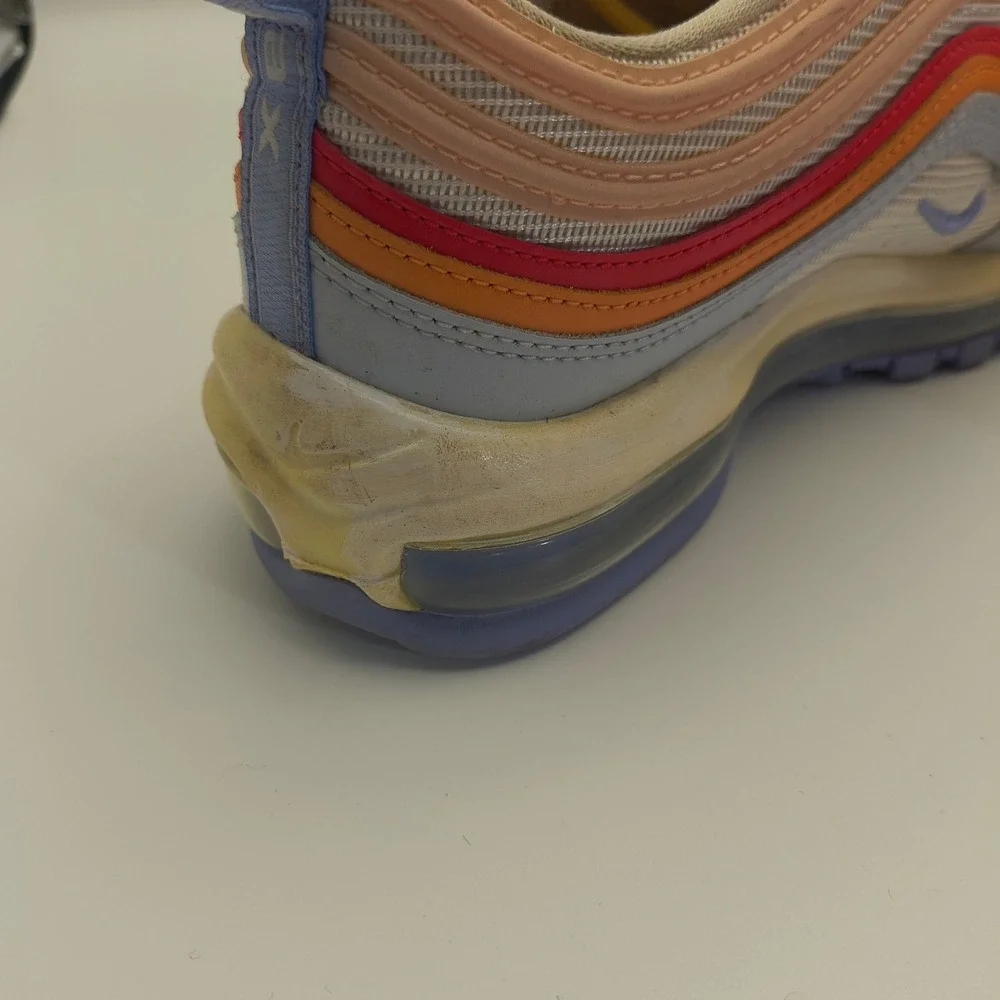 Nike‎ Air Max 97 Women's 7 Multicolor Pastel Rainbow Sneakers Low Top CW5588-001